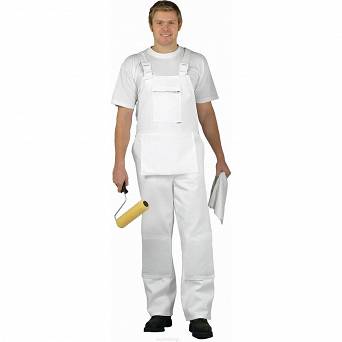 Spodnie malarskie ogrodniczki  S810 - 100% bawełna 