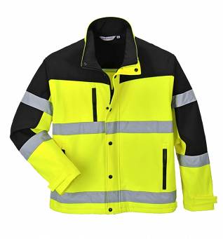 Dwukolorowy Softshell S429