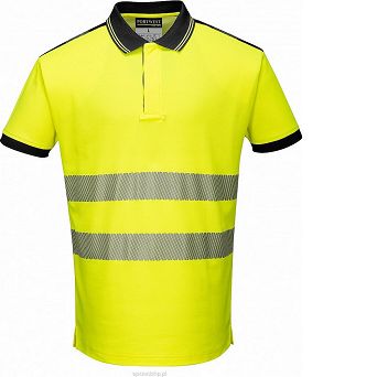 Koszulka polo ostrzegawcza VISION T180