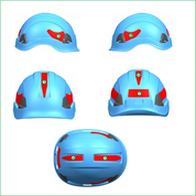 Naklejki odblaskowe na kask  PA91