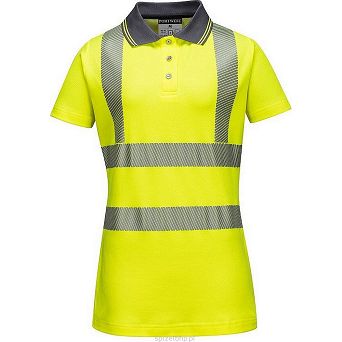 Koszulka polo ostrzegawcza damska LW72- NOWOŚĆ 