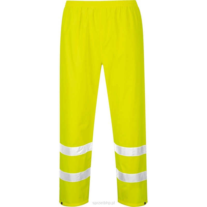 Spodnie ostrzegawcze przeciwdeszczowe H441 żółte 