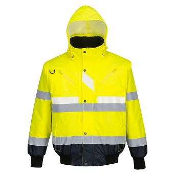 Kurtka ostrzegawcza Bomber Glowtex 3 w 1 G465