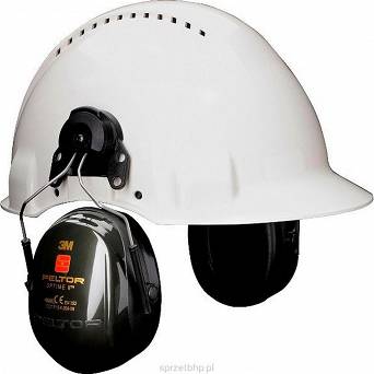Ochronniki słuchu nahełmowe  Peltor OPTIME II  H520P3E - SNR 30dB