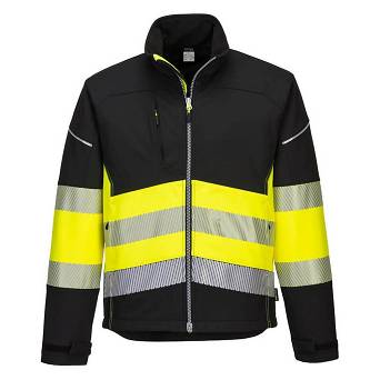 Kurtka ostrzegawcza softshell PW3 klasa 1  PW375 