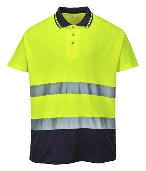 Koszulka Polo dwukolorowa Cotton Comfort S174