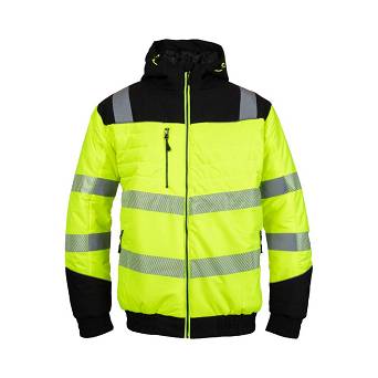 Kurtka ocieplana Benefit  HI VI Safe żółta 