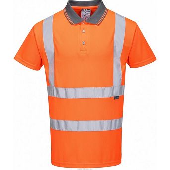 Koszulka polo ostrzegawcza  RT22 pomarańczowa 